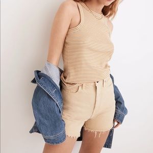 Madewell Brightside Cutaway Tank in Aztec 💛